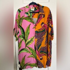 Farm Rio Mixed Print Uni Shirt